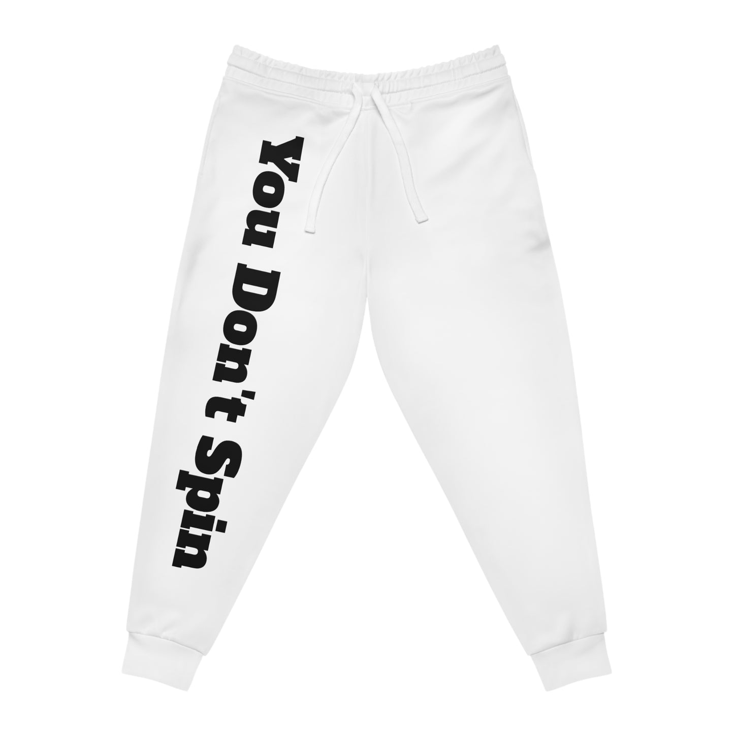 I ❤️ Drilling Sh*t Unisex Athletic Joggers - You Don't Spin Joggers